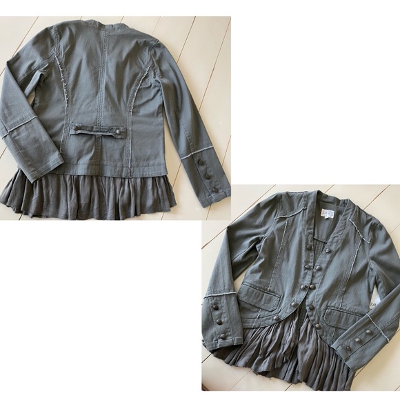 Jolt Military ruffled Jacket - Picture 2 of 14